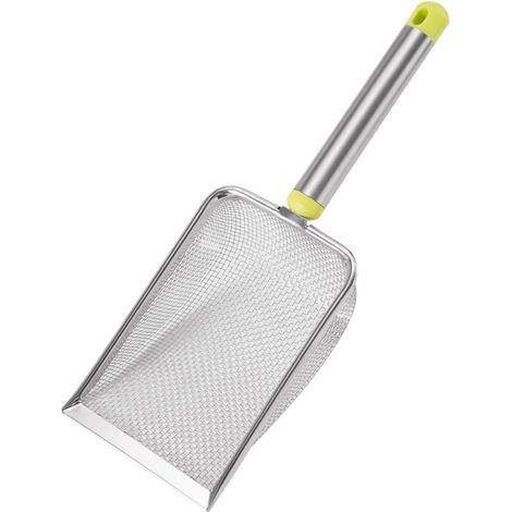 Pelle À Litière - Acier Inoxydable - Pour Chat Lapin Cochon D Inde - Maille 2 8 X 2 8 Mm - 1 Pièce (1/5)
