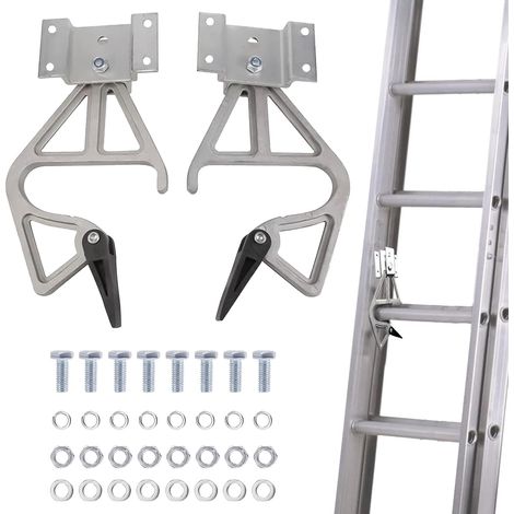 Ladder accessories, aluminum extension ladder locks, 2-piece extension ladder accessories for Werner 28-11 Rung Lock Kit