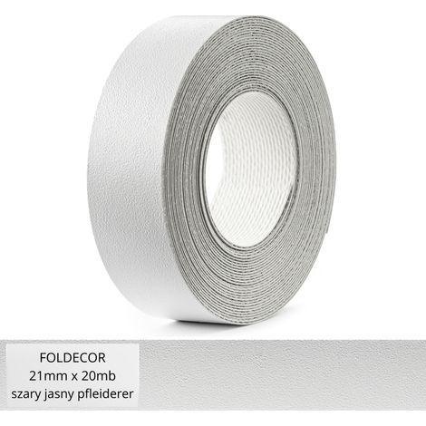Bordatura per mobili in melaminico grigio chiaro Pfleiderer con colla a caldo, 21 mm (20 m) (1/5)