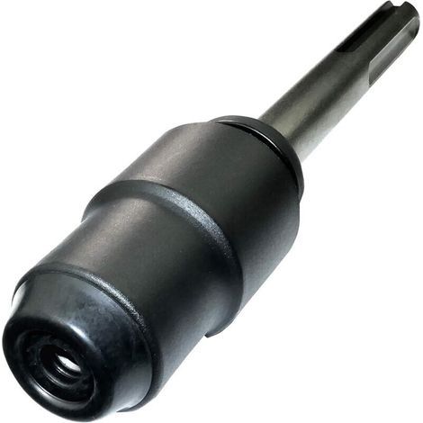 Adaptateur convertisseur SDS-Max vers SDS-Plus avec mandrin - Support de montage adapté pour marteau perforateur/marteau-piqueur - burin/bois/mèche (1/2)