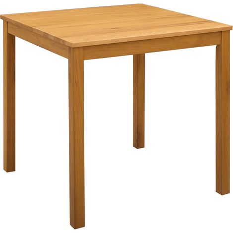 Mesa de Comedor 75 x 75 x 75,5 cm Madera de Roble Sólido (1/5)