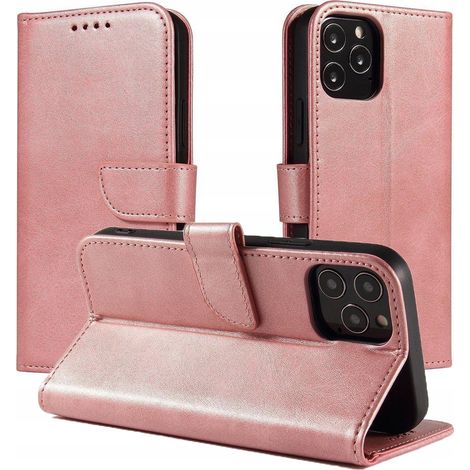 Magnetische Klapphülle für Xiaomi Redmi Note 11 Pro+ 5G (China) / 11 Pro 5G (China) / Mi11i HyperCharge / Poco X4 NFC 5G – Pink (1/5)