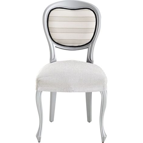 Eysa Italia Ulises Coprisedia, Poliestere-Cotone, Bianco, 40 a 50 cm, 2 unità (1/2)