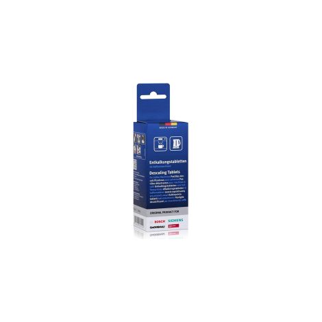 Pastilla descalcificadora Bosch para cafetera, 6 pastillas