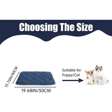 Letto autoriscaldante per animali domestici 40 x 50 cm, letto autoriscaldante per animali domestici, coperta autoriscaldante per cani (1/4)