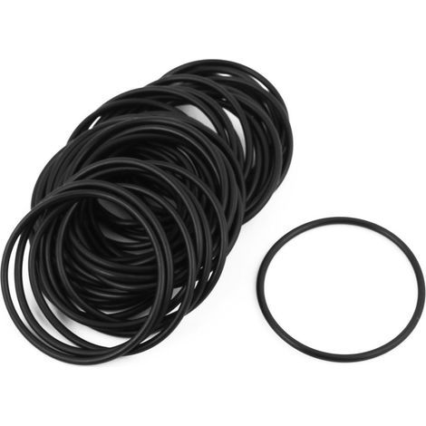 40 pièces 39mm x 1.9mm caoutchouc joint torique NBR hitzebeständige dichtring noir (1/2)