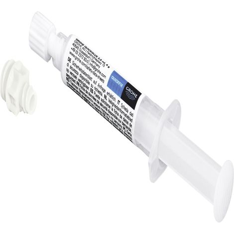 Grohe QuickGlue A1 Transparente Kleber mit Wandadapter