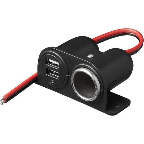 Presa accendisigari da superficie 2xUSB tipo A 12V24V