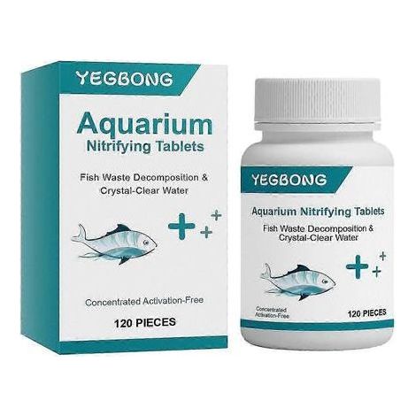 Yegbong Aquarienreinigungstabletten: Entfernen Ablagerungen und reinigen das Aquarienwasser. (1/5)