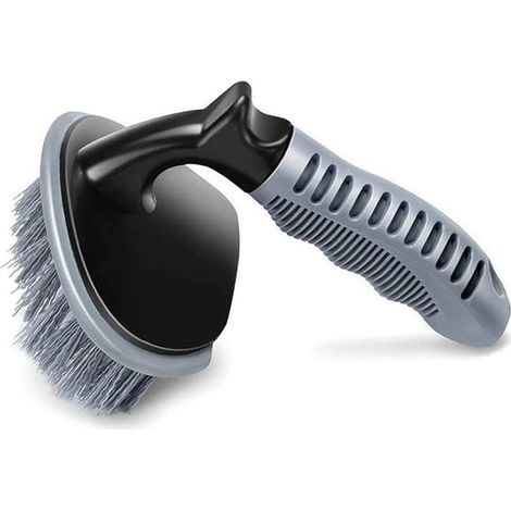 Brosse de lavage de pneus avec poignée universelle en caoutchouc, haute qualité (1/5)