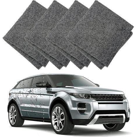 – Lot de 4 chiffons nano sparkle pour enlever les rayures – Restaure la brillance de la peinture – Nettoyage facile et réutilisable (1/4)
