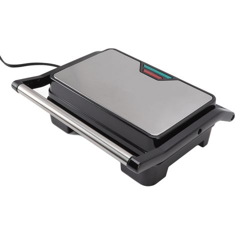 Appareil à panini grill 850 W double face, antiadhésif, pour sandwichs et petit-déjeuner, 110 V (norme américaine). (1/5)