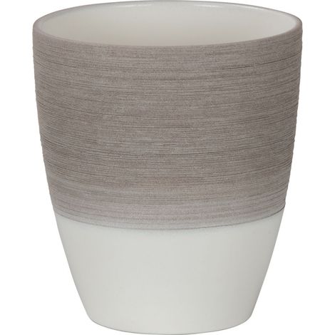 Scheurich Orchideentopf Serie 650 Ø 13 x 15 cm espresso cream Blumentöpfe & Übertöpfe
