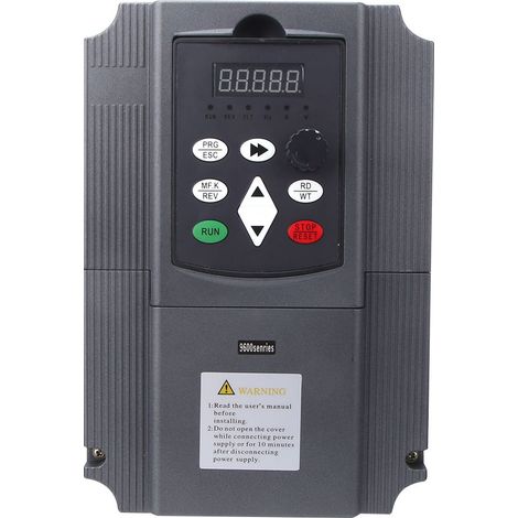GARRYFIZH Onduleur triphasé à fréquence variable, 9000-3T-100G 11KW 380VAC Convertisseur VFD Mini variateur de fréquence universel