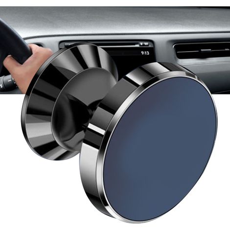 Robuste Kfz-Handyhalterung, stabile, rutschfeste Armaturenbrettbefestigung, zuverlässige tragbare Halterung für GSM-Handys, glänzend schwarz, universelle Kfz-Halterung (1/5)