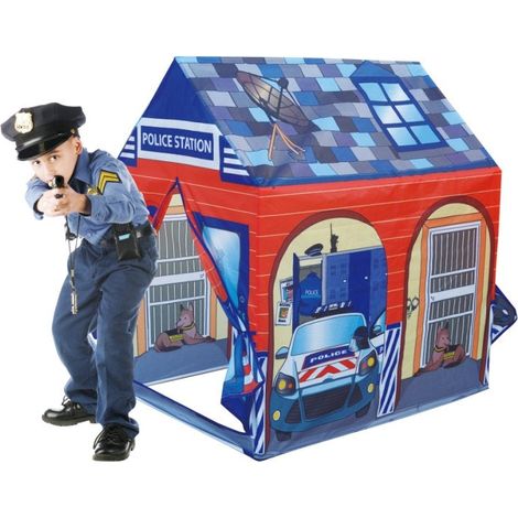 Zelt kinderspielhaus polizeistation iplay