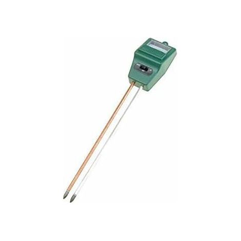 Testeur de sol 3 en 1 à double sonde, testeur d'humidité et de pH à tête carrée (1/4)