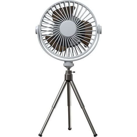Ventilateur de camping extérieur avec trépied, support de table et mural, appareil ménager multifonctionnel avec fonction veilleuse (1/5)