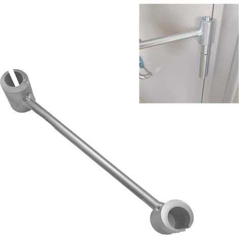Clé de réglage du jeu des charnières à double extrémité, clé de réparation de charnières de porte, outils de réparation de charnières de porte, outils de réglage de charnières de porte, outils manuels (1/5)