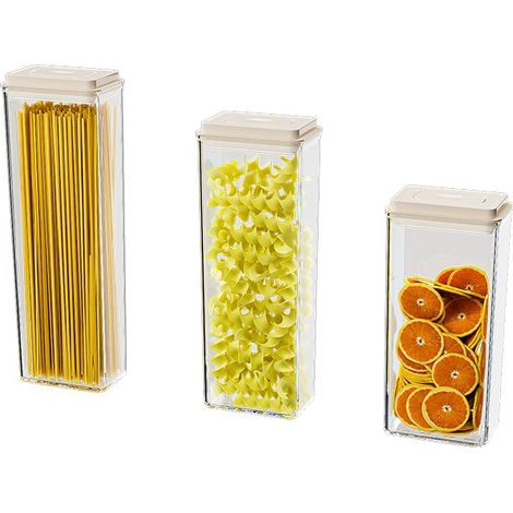 Contenant de conservation des produits secs de qualité alimentaire, de type presse, 750 ml (1/5)