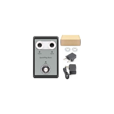 Tester per candele auto – Strumento diagnostico Jumpy Spark – 12V 2A – 100-240V – Temperatura di funzionamento da -20°C a 60°C – Per veicoli a benzina - Crezuo