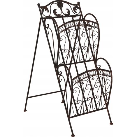 Revistero metálico para un salón de estilo provenzal. (1/4)