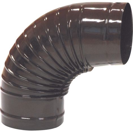Smalbo GOMITO A 90  ° PER STUFA Col. Marrone  EE  cm.13 6.00 pz