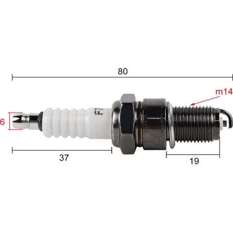 Bougies d'allumage F7TC GCV160 GCV190 GX120 GX160 GX200 GX240 GX270 GX34 (1/4)