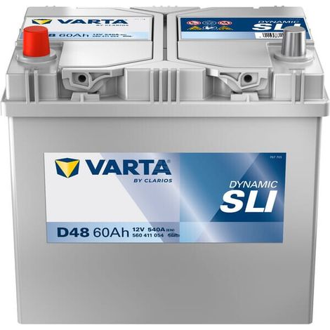 Bater铆a 12V 60Ah 540A D48 VARTA Dynamic SLI VARTA 560411054