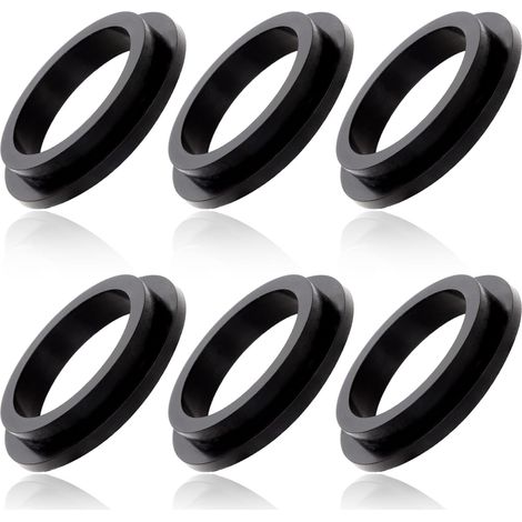 6 Pièces Joints Toriques, Caoutchouc Noir 5,6x1x3,8 cm, Pour Pompe Filtre Sable Piscine (1/5)