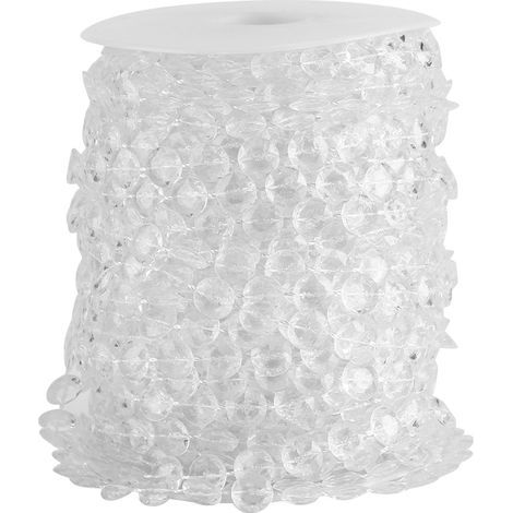 Perles de décoration, Rideau de Perles durables, pour Salon à la Maison(Transparent) (1/5)