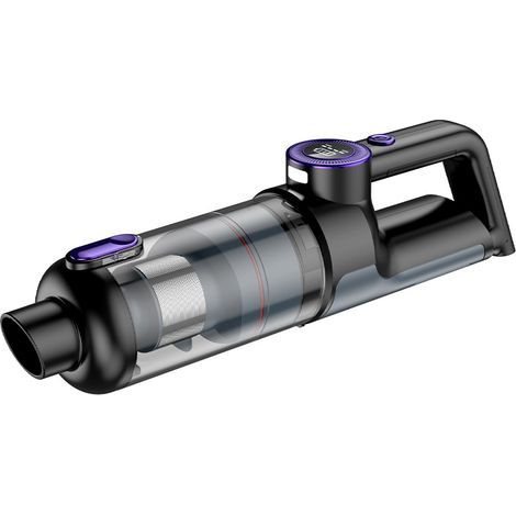 Aspirateur à main sans fil 14 000 Pa – 3 batteries 2000 mAh – Moteur sans balais – Bruit ≤ 65 dB – Nettoyage voiture et maison (1/5)
