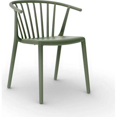 Sedia da giardino Resol woody impilabile resistente alle intemperie