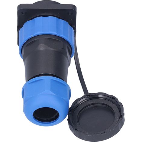 Wasserdichter IP68-Stecker, 4-poliger Vierkantstecker, Luftfahrtstecker (männlich/weiblich), 380 V, 10 A, SP2810-Pin (1/5)