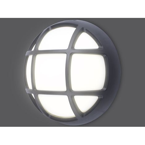 Smartwares GOL-004-HB LED-Wandleuchte 4W außen Ø170mm Kunststoff (1/5)