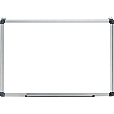 Pizarra blanca pizarra magnetica pizarra de escritura pizarra de pared pizarra de notas con marco de aluminio 90 x 60 cm
