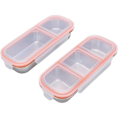 Lunch container with compartments, 700 ml, 600 ml (1/5)