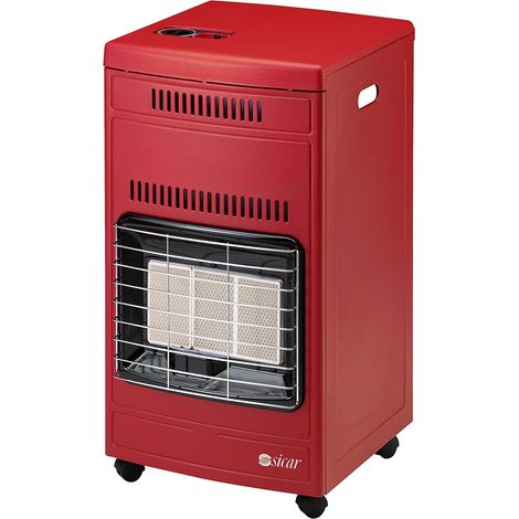 Stufa Gas Gpl Ad Infrarossi Sicar Euro90 Telaio Lamiera 150 Mq 4,2kw Rossa (1/4)