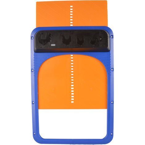 pair Porte De Poulailler Automatique à Pile, Porte Poulailler Automatique avec Capteur De Lumière, étanche Kit De Porte De Poulailler, Minuterie D'ouverture Retardée du Soir Et du Matin 35x24x3.7cm,Fo (1/4)