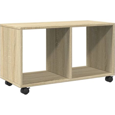 Maison Exclusive - Mobiletto con Ruote Rovere Sonoma 72x33x42,5 cm in Truciolato