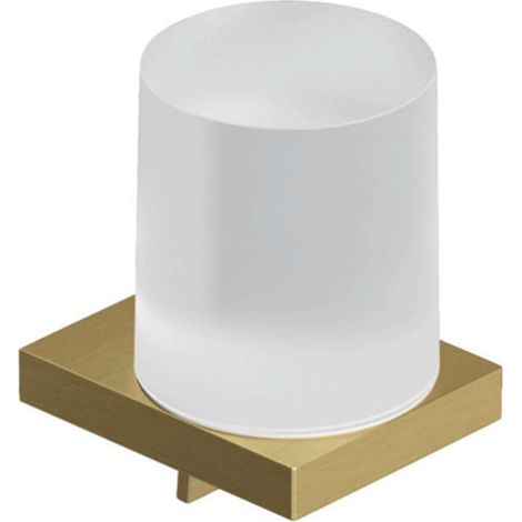 KLUDI-VELA C Dispensador de jabón de vidrio - Brushed Gold, 31976N0 (1/2)