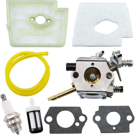 Carburateur avec filtre à air bougie d'allumage pour débroussailleuse Stihl FS160 FS180 FS220 FS280 FS290, FS 160 180 220 280 290 4119 120 0604, Zama C15-51 / C1S-S3D, Walbro WT-223 (1/5)
