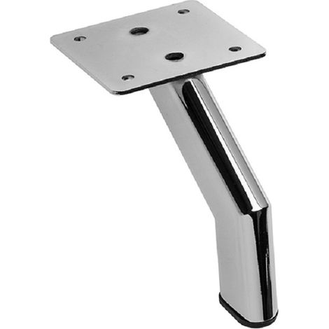 Sofafuss 117mm Höhe Möbelfuss Couchfuss Chrom glänzend Schrankfuss modern (1/2)