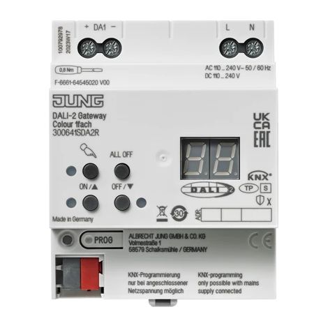 Jung Gateway KNX DALI-2 Interface de contrôle moderne