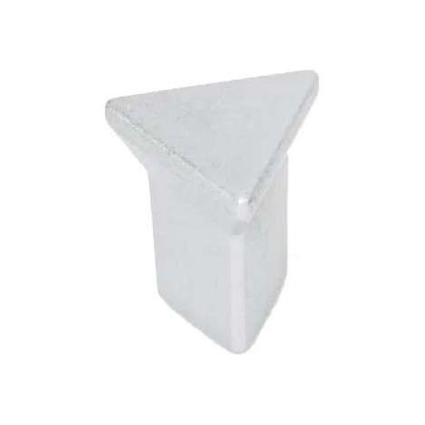 Pomolo Triangolare Cromo Opaco