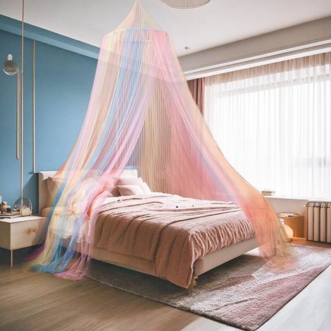 Moustiquaire de lit en polyester, modèle dôme, dimensions (couleur) : 60 x 250 x 1250 cm (1/5)