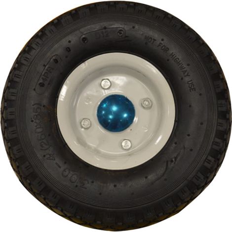 RUOTA PIENA PU X CARRELLO METIS MAURER Ø260X85MM
