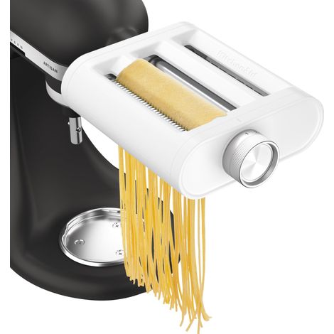 Accessoire Pâtes 3-en-1 Plastique, Laminoir, Coupe-Spaghetti et Coupe-Fettuccine, Compatible Robots, Plastique (1/5)