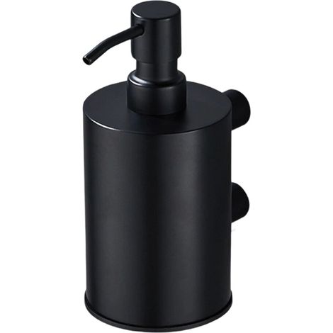 Dispensador de jabón higiénico de acero inoxidable 304, - Negro (1/2)