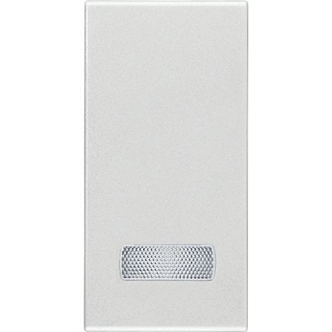 Tasto 1M con diffusore silver NEXT vimar eikon 20026.N